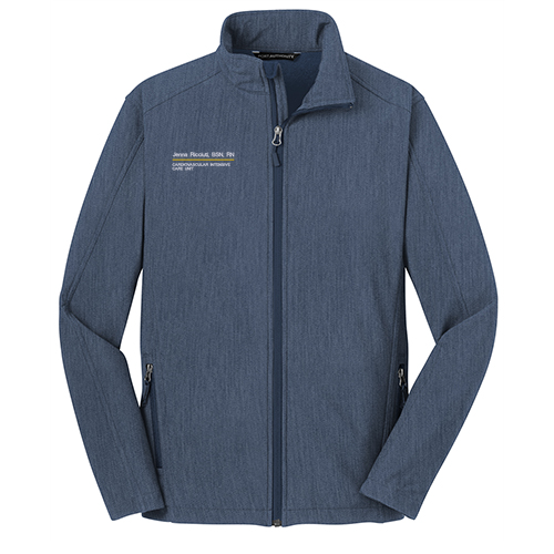 Port Authority Core Soft Shell Jacket -- Navy Heather