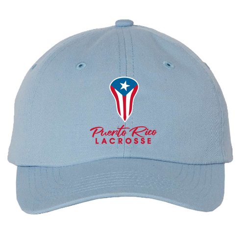 Bio-Washed Unstructured Hat -- Baby Blue