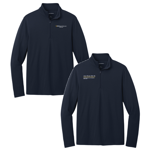 Port Authority Dry Zone Uv Micro-Mesh 1/4-Zip -- River Blue Navy