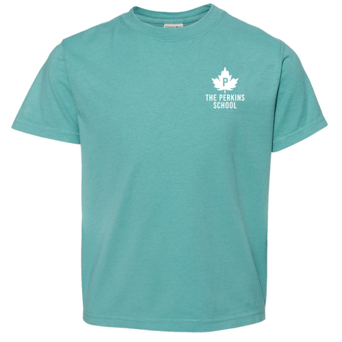 ComfortWash by Hanes Garment Dyed Youth Short Sleeve T-Shirt -- Spanish Moss