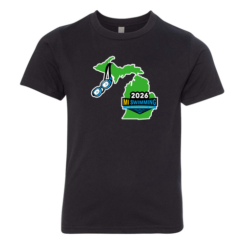 Youth Next Level Soft Fitted CVC Tee -- Black