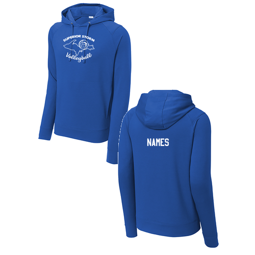 Sport-Tek Sport-Wick Flex Fleece Pullover Hoodie -- True Royal