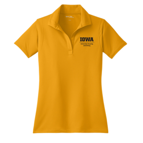 Sport Tek Ladies Micropique Sport Wick Sport Shirt -- Gold
