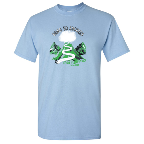 Gildan Heavy Cotton Adult Tee -- Light Blue