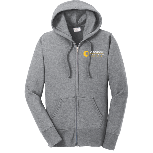 Port and Company Classic Full Zip Hooded Sweatshirt -- Athletic Heather
