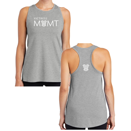 Victress MVMT Triblend Tank -- Light Grey Heather