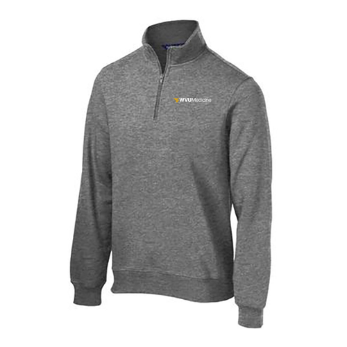 Sport Tek Quarter Zip Sweatshirt -- Vintage Heather