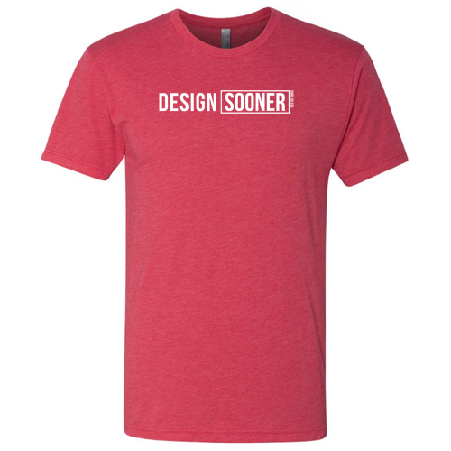 Environmental Design T Shirt -Vintage Red