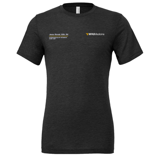 Bella Canvas Triblend Short Sleeve T-Shirt -- Solid Dark Grey Triblend
