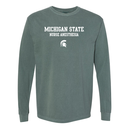 Comfort Colors Unisex Garment-Dyed Heavyweight Long Sleeve T-Shirt Blue Spruce