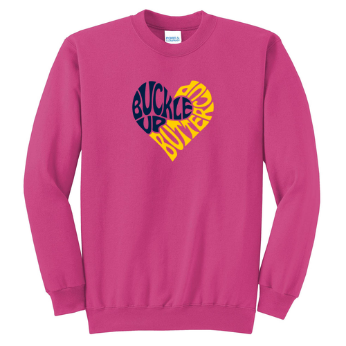 Port and Company Classic Crewneck Sweatshirt -- Sangria