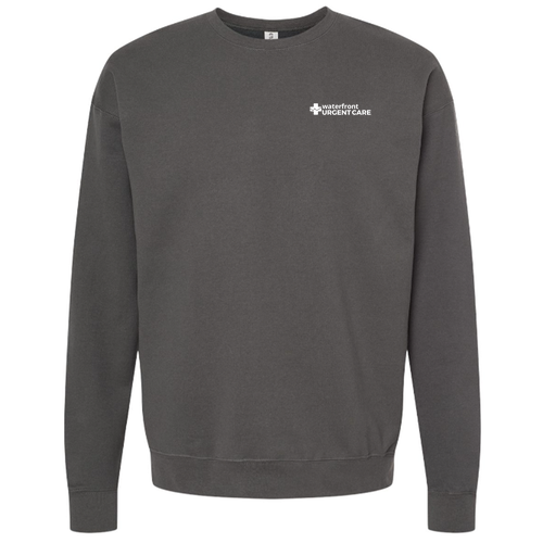 Tultex Fleece Crewneck Sweatshirt -- Charcoal