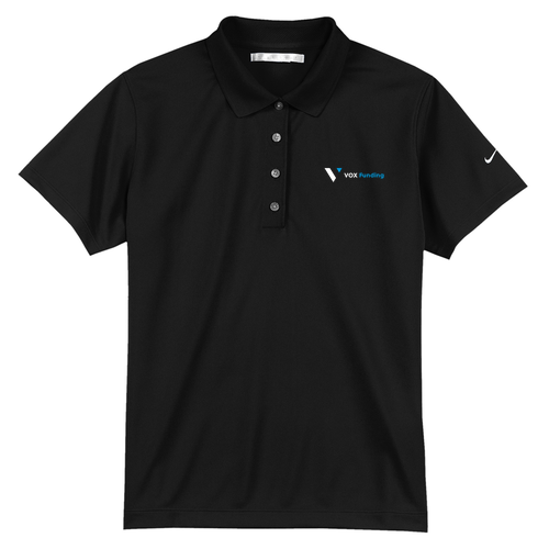 Nike Ladies Tech Basic Dri Fit Polo -- Black