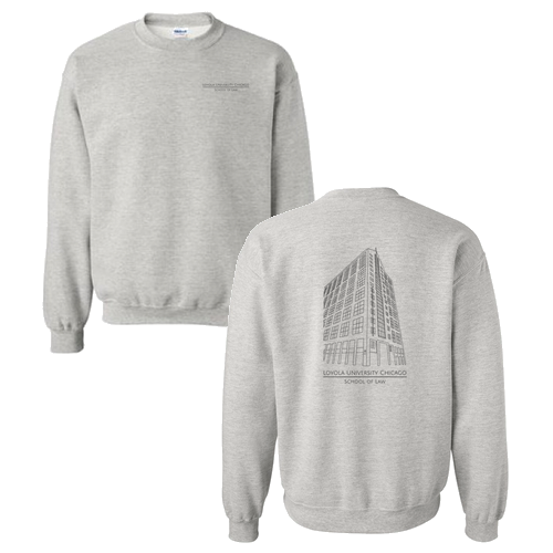 Corboy Law Center Crewneck Sweatshirt -- Ash