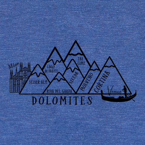 Bella Canvas Triblend Short Sleeve T-Shirt -- True Royal TriBlend