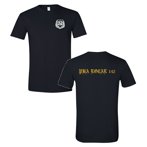Shield -- SoftStyle Fitted T-Shirt -- Black