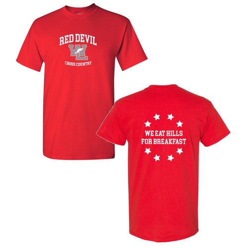 Gildan Red Adult T-Shirt