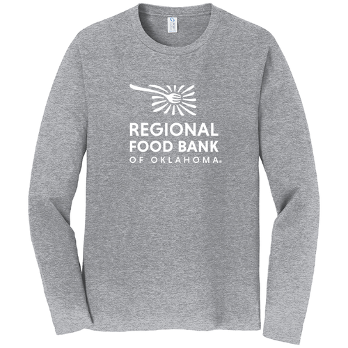Port and Company Long Sleeve T Shirt --RFB Athletic Heather