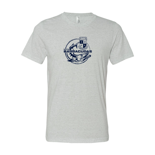 Mens/Unisex Bella Canvas Soft Fitted Triblend Short Sleeve T-Shirt -- White Fleck Triblend