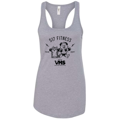 Next Level Ladies Ideal Racerback Tank -- Heather Gray