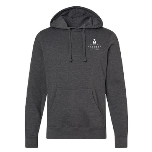 J America Unisex BTB Fleece Hooded Sweatshirt -- Charcoal Heather