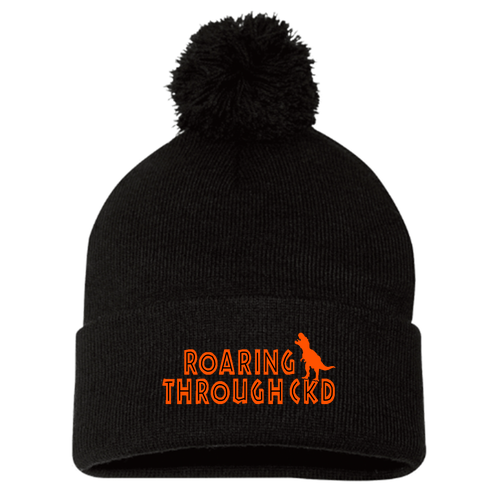 Roaring Sportsman Pom Pom Knit Hat