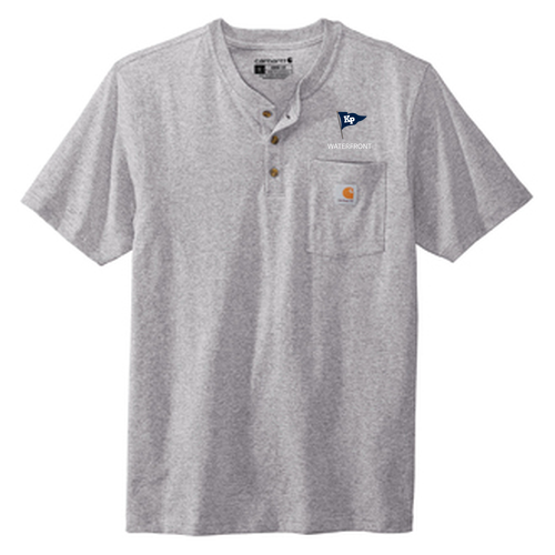 Carhartt Short Sleeve Henley T-Shirt -- Heather Grey