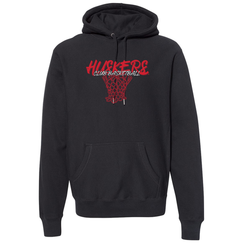 Huskers Club Basketball Premium Heavyweight Hoodie