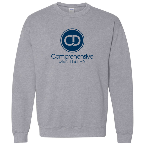 Heavy Blend Crew Neck Sweatshirt -- Sport Grey