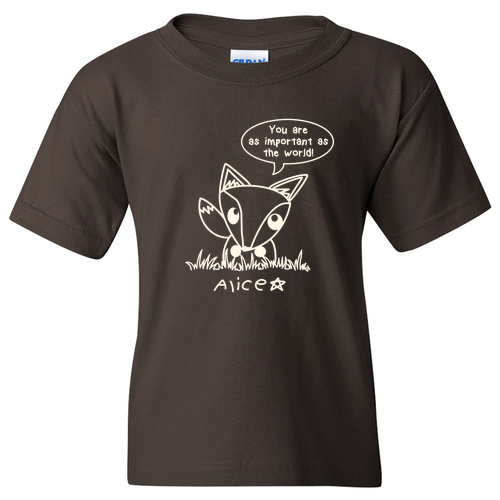 Gildan Heavy Cotton Basic Youth T-Shirt -- Dark Chocolate