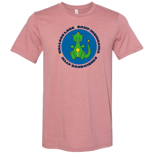 Youth Bella Canvas Soft Fitted Heather CVC Short Sleeve Tee -- Heather Mauve