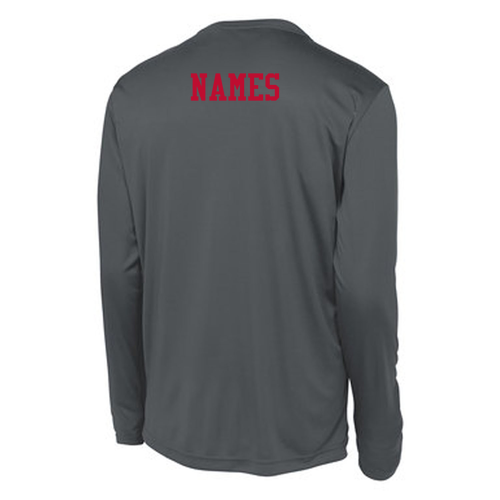 Sport Tek Long Sleeve Wicking Competitor Tee -- Iron Grey
