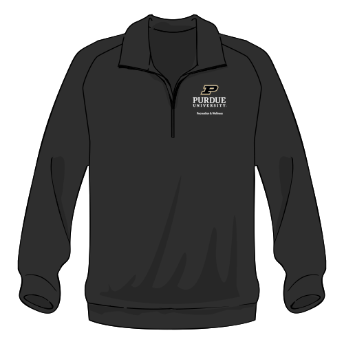 Nike Golf Dri FIT Stretch Half Zip Cover Up -- Black / Dark Grey