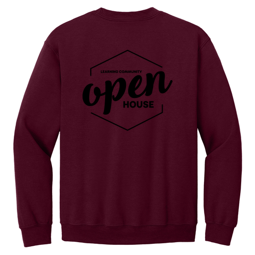 Gildan Heavy Blend Crew Neck Sweatshirt -- Maroon