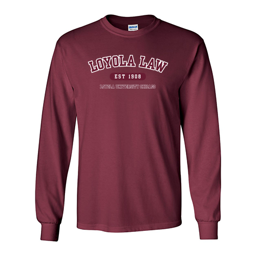 Loyola Law Long sleeve -- Maroon