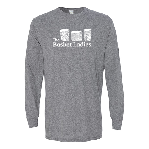 Gildan Heavy Cotton Longsleeve Basic T-Shirt -- Graphite Heather