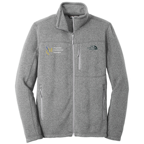 The North Face Left Chest & Back Print Jacket -- Medium Grey Heather