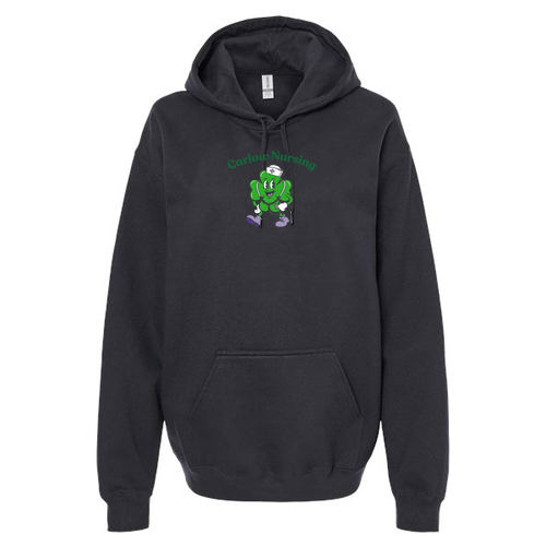 Gildan Adult Softstyle Fleece Pullover Hooded Sweatshirt -- Black