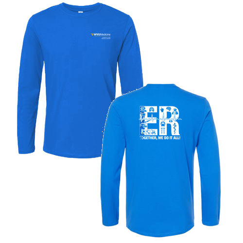 Gildan Softstyle Longsleeve T Shirt -- Royal