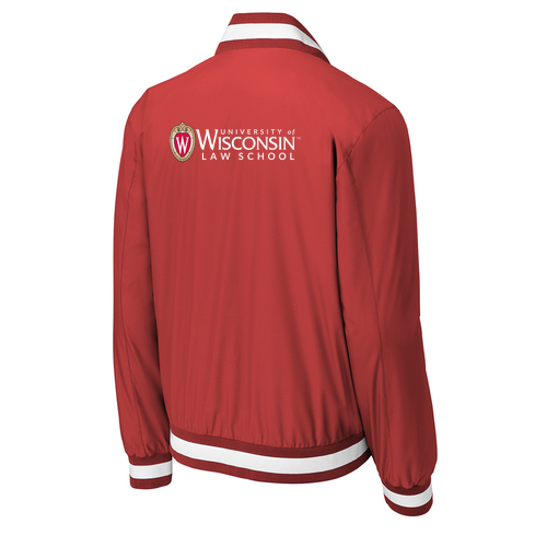 Sport-Tek Insulated Varsity Jacket -- Deep Red