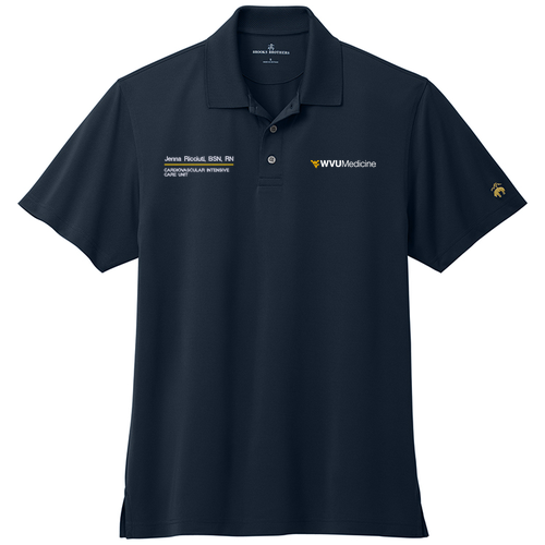 Brooks Brothers Mesh Pique Performance Polo -- Navy Blazer