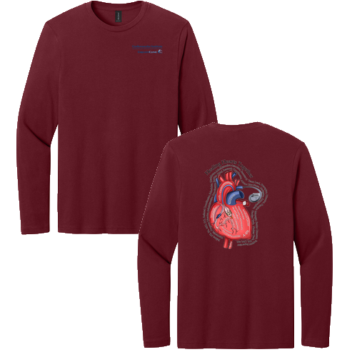 Gildan Softstyle Longsleeve T Shirt -- Garnet