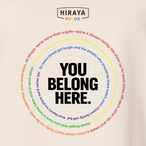 2026 Hiraya Pride Women's Crop Tee -- Ivory