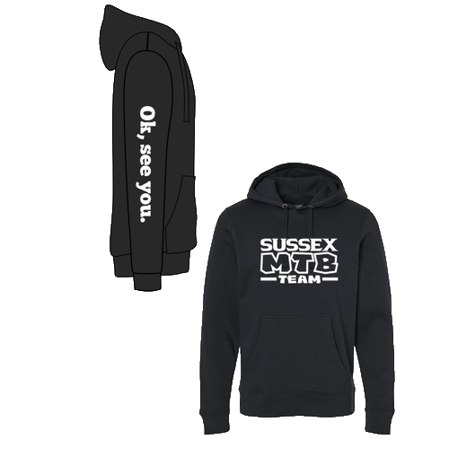 J America Unisex BTB Fleece Hooded Sweatshirt MTB -- Black