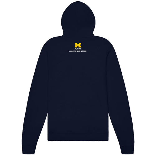 Mens/Unisex Bella Canvas Soft Sponge Fleece Hoodie -- Navy, Burton Bell Tower