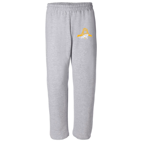 Gildan Heavy Blend Open Bottom Sweatpants -- Sport Grey