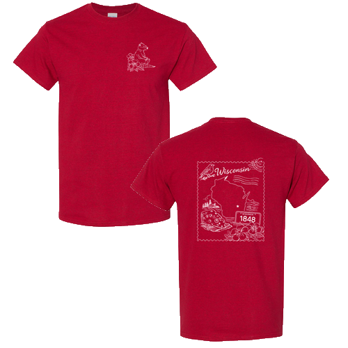 Gildan Heavy Cotton Basic T-Shirt -- Antique Cherry Red