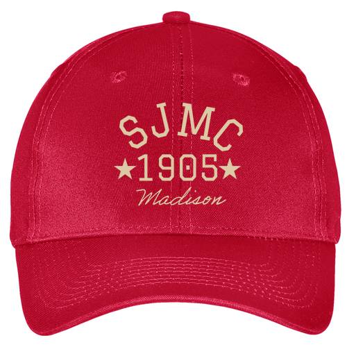 Port and Company 6-panel Twill Hat -- Red