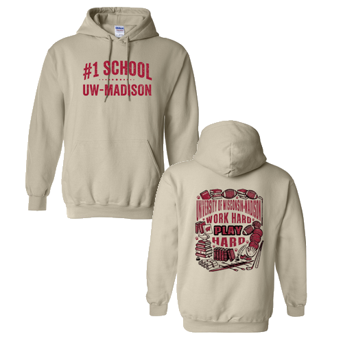 Gildan Heavy Blend Hooded Sweatshirt -- Sand