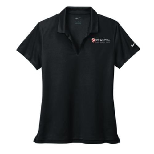 Nike Ladies Dri-Fit Micro Pique 2.0 Polo -- Black